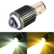 BA20D DC12-80V / 10W / 6000K / 3000K / 800LM Bicolor Motorcycle Headlights with Projector Lens - free shipping - PMC TechLife - Order now!