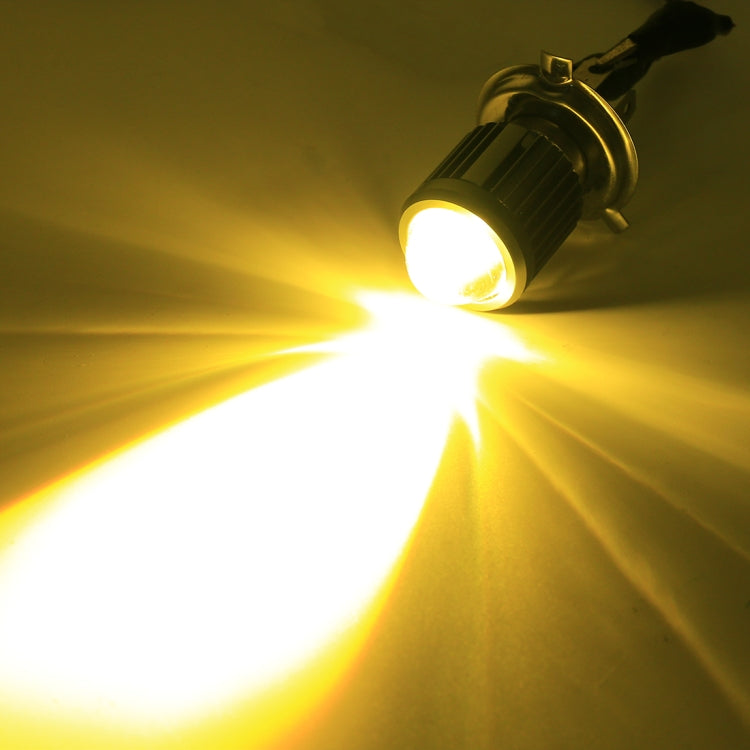 BA20D DC12-80V / 10W / 6000K / 3000K / 800LM Bicolor Motorcycle Headlights with Projector Lens