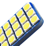 2 PCS T10 / W5W / 168 DC12V 1.8W 6000K 140LM 18LEDs SMD-3030 Car Reading Lamp Clearance Light, with Decoder