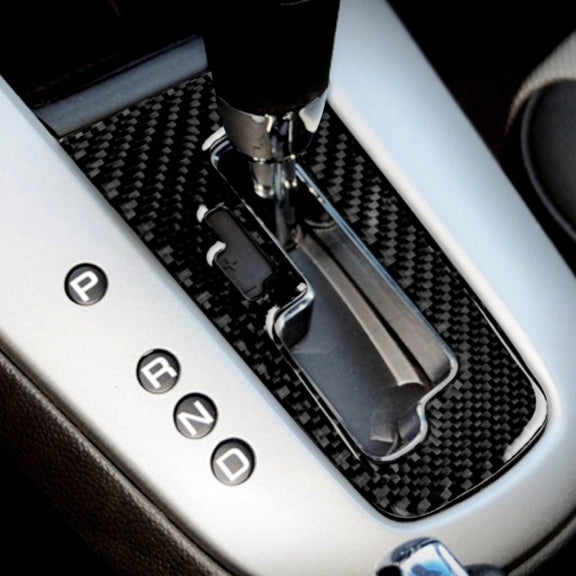 Car Carbon Fiber Center Control Gear Shift Position Panel Decorative Sticker for Chevrolet Cruze 2009-2015, Left and Right Drive Universal