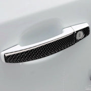 Car Carbon Fiber Door Handle Decorative Sticker for Chevrolet Cruze 2009-2015, Left and Right Drive Universal