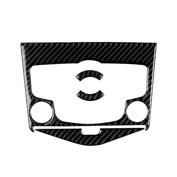 Car Carbon Fiber CD Panel Decorative Sticker for Chevrolet Cruze 2009-2015, Left and Right Drive Universal