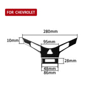 Car Carbon Fiber Air Conditioning Panel Decorative Sticker for Chevrolet Cruze 2009-2015, Left and Right Drive Universal