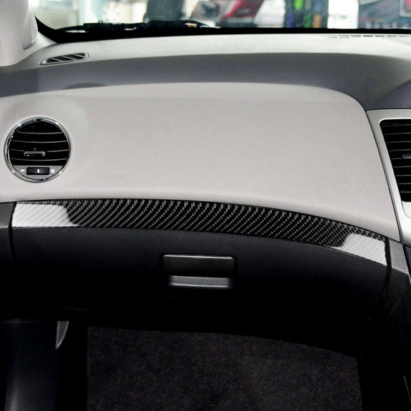 Car Carbon Fiber Dashboard Decorative Stripe for Chevrolet Cruze 2009-2015, Right Drive
