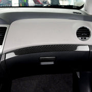 Car Carbon Fiber Dashboard Decorative Stripe for Chevrolet Cruze 2009-2015, Left Drive