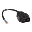 16PIN Male OBD Cable Opening Line OBD 2 Extension Cable for Car Diagnostic Scanner, Cable Length: 30cm - Cables & Connectors by PMC TechLife | Online Shopping South Africa | PMC TechLife | Buy Now Pay Later Mobicred