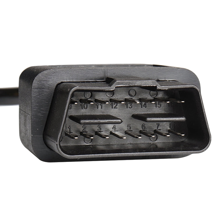 16PIN Male OBD Cable Opening Line OBD 2 Extension Cable for Car Diagnostic Scanner, Cable Length: 60cm