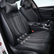 Car 12V Cushion Summer USB Breathable Ice Silk Seat Cover, Eight Fans + Ventilation and Refrigeration (Black) - Seat Accessories by PMC TechLife | Online Shopping South Africa | PMC TechLife | Buy Now Pay Later Mobicred