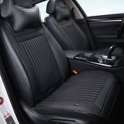 Car 12V Cushion Summer USB Breathable Ice Silk Seat Cover, Eight Fans + Ventilation and Refrigeration (Black)