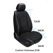 Car 12V Cushion Summer USB Breathable Ice Silk Seat Cover, Eight Fans + Ventilation and Refrigeration (Black)