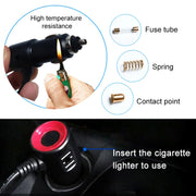 Car 12V Cushion Summer USB Breathable Ice Silk Seat Cover, Eight Fans + Ventilation and Refrigeration (Black)