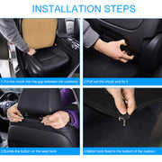 Car 12V Cushion Summer USB Breathable Ice Silk Seat Cover, Eight Fans + Ventilation and Refrigeration (Black)