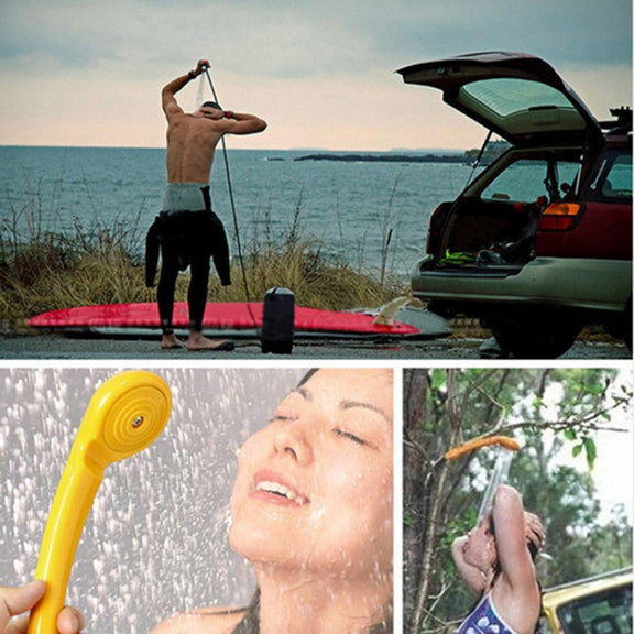 12V Portable Outdoor Car Electric Shower Sprinkler Washer (Orange)