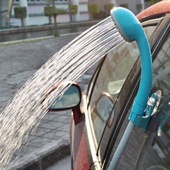 12V Portable Outdoor Universal Car Electric Shower Sprinkler Washer (Blue)