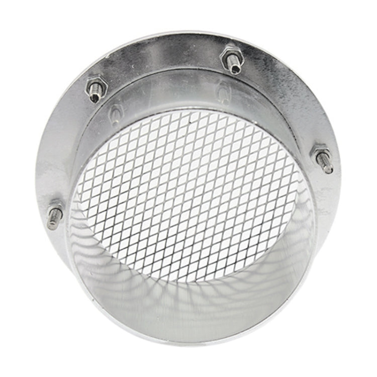 XH-UN017 Car Universal Modified Aluminum Air Inlet Decoration (Silver)
