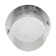 XH-UN017 Car Universal Modified Aluminum Air Inlet Decoration (Silver)