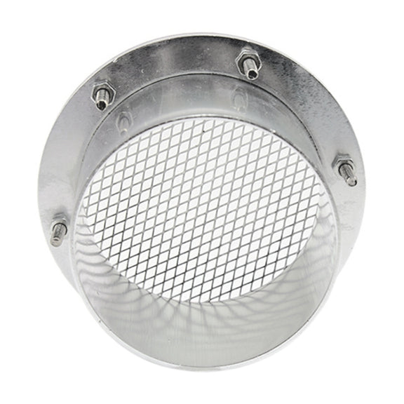 XH-UN017 Car Universal Modified Aluminum Air Inlet Decoration (Silver)