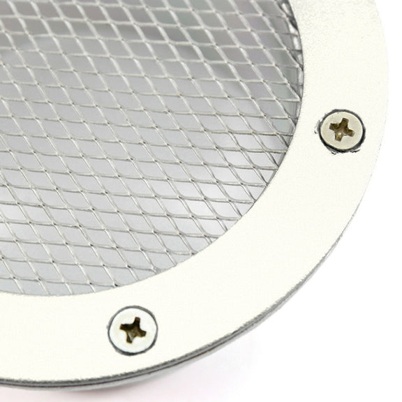 XH-UN017 Car Universal Modified Aluminum Air Inlet Decoration (Silver)