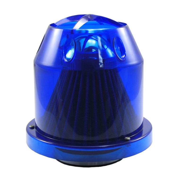 XH-UN005 Car Universal Modified High Flow Mushroom Head Style Intake Filter for 76mm Air Filter (Blue)