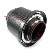 XH-UN005 Car Universal Modified High Flow Mushroom Head Style Intake Filter for 76mm Air Filter (Blue)