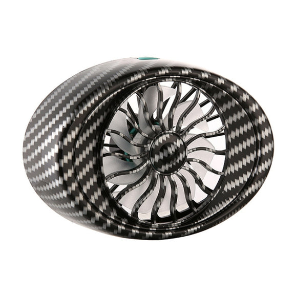 Car Vent Fan Multi-function USB Interface LED Lamp Portable Fan