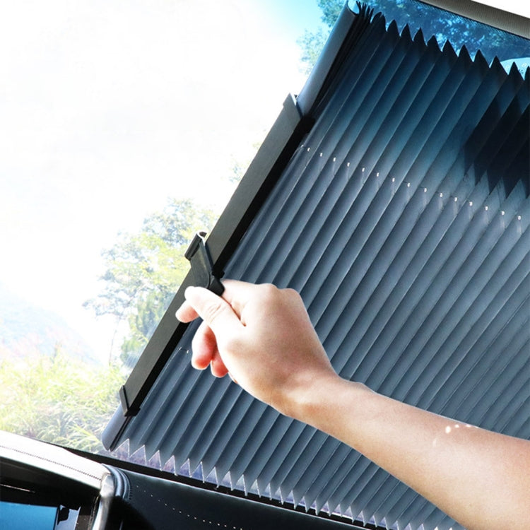 Car Sucker Suction Cups Retractable Windshield Sun Shade Block Sunshade Cover for Solar UV Protect, Size: 65cm