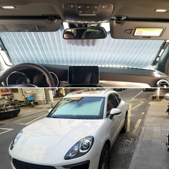 Car Sucker Suction Cups Retractable Windshield Sun Shade Block Sunshade Cover for Solar UV Protect, Size: 65cm