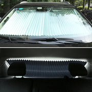 Car Sucker Suction Cups Retractable Windshield Sun Shade Block Sunshade Cover for Solar UV Protect, Size: 70cm