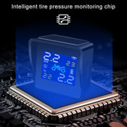 Universal Motorcycle Wireless High Precision Solar Energy TPMS Tire Pressure Alarm System External Tire Monitor
