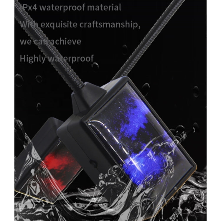 5V 0.1W IPX4 Car Rotating Star Lights Starry Sky Atmosphere Lamp (Red Light)