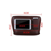 Car Front Seat Hanging Bag Mobile Phone Storage Bag (Black)