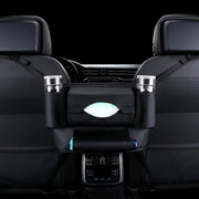 Car Front Seat Hanging Bag Paper Towel / Water Cup Storage Bag(Black)