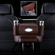 Car Front Seat Hanging Bag Paper Towel / Water Cup Storage Bag(Coffee) - Tissue Boxes by PMC Jewellery | Online Shopping South Africa | PMC Jewellery | Buy Now Pay Later Mobicred