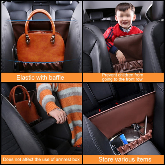 Car Front Seat Hanging Bag Paper Towel / Water Cup Storage Bag(Red)