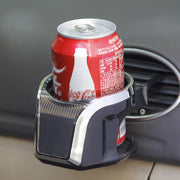 2 in 1 Car Air Outlet Magnetic Mount Beverage Cup Stand Phone Holder(Silver)