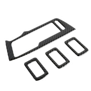 Car Carbon Fiber Window Glass Lifter Panel Decorative Sticker for Volkswagen Tiguan L