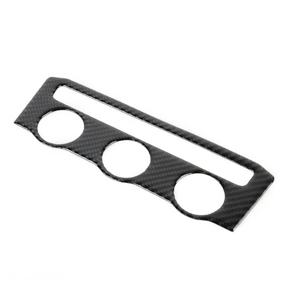 Car Carbon Fiber Air Conditioning Panel Decorative Sticker for Volkswagen Tiguan L, Low Configuration