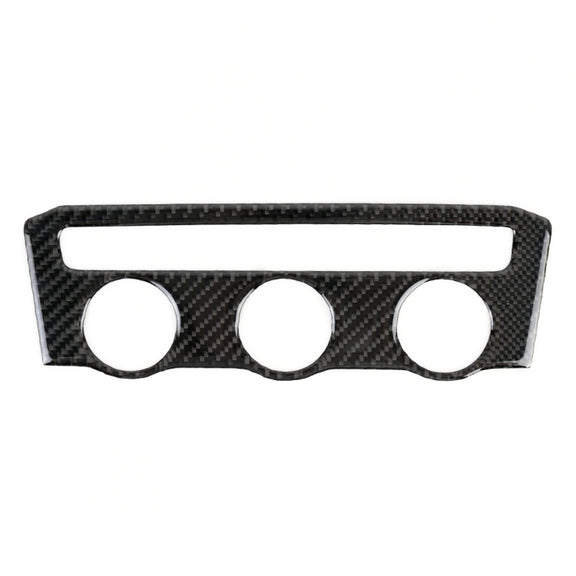 Car Carbon Fiber Air Conditioning Panel Decorative Sticker for Volkswagen Tiguan L, Low Configuration
