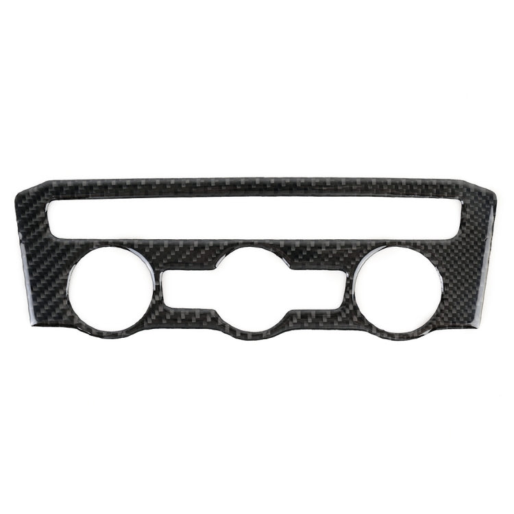 Car Carbon Fiber Air Conditioning Panel Decorative Sticker for Volkswagen Tiguan L, High Configuration