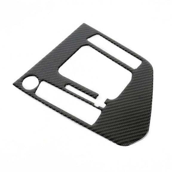 Car Carbon Fiber Gear Shift Panel Decorative Sticker for Volkswagen Tiguan L