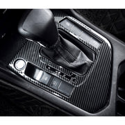 Car Carbon Fiber Gear Shift Panel Decorative Sticker for Volkswagen Tiguan L
