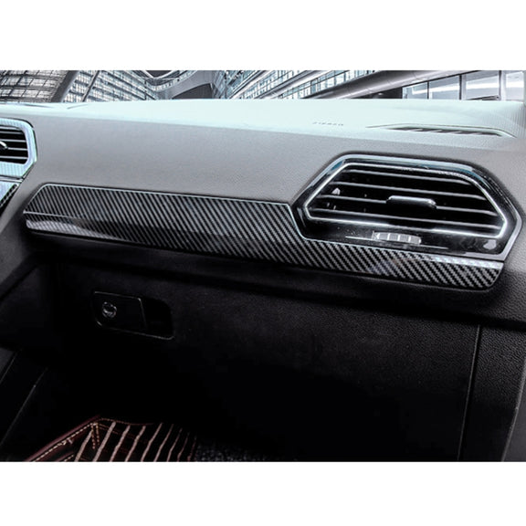Car Carbon Fiber Dashboard Decorative Strip for Volkswagen Tiguan L