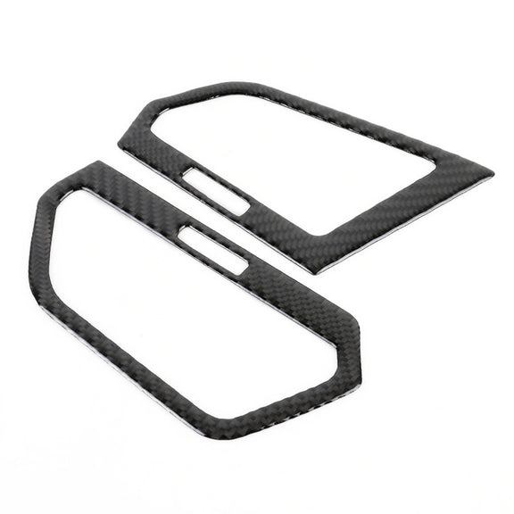 Car Carbon Fiber Central Control Side Air Outlet Frame Decorative Sticker for Volkswagen Tiguan L