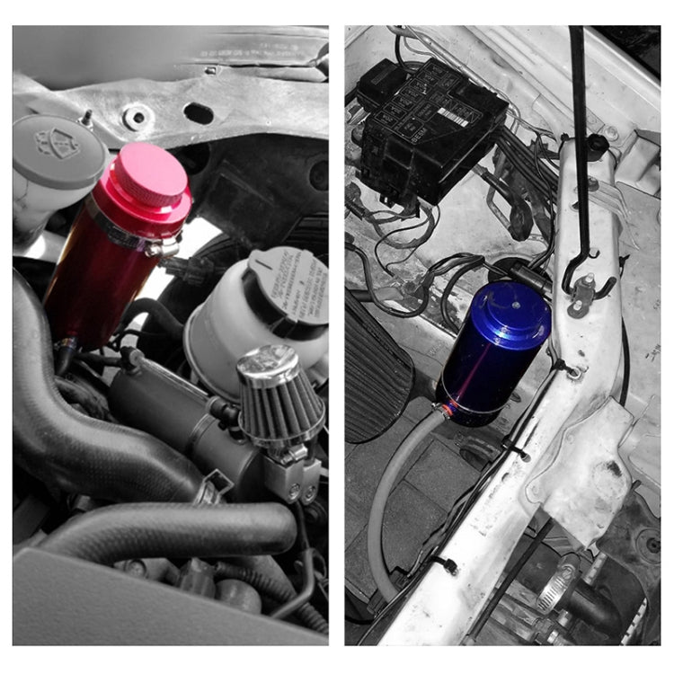 Car Universal Modified Aluminum Alloy Cooling Water Tank Bottle Can, Capacity: 800ML (Silver)