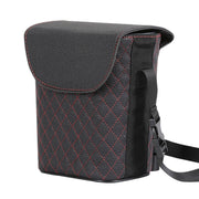 Car Back Seat Hook Garbage Can Car Storage Box (Black)