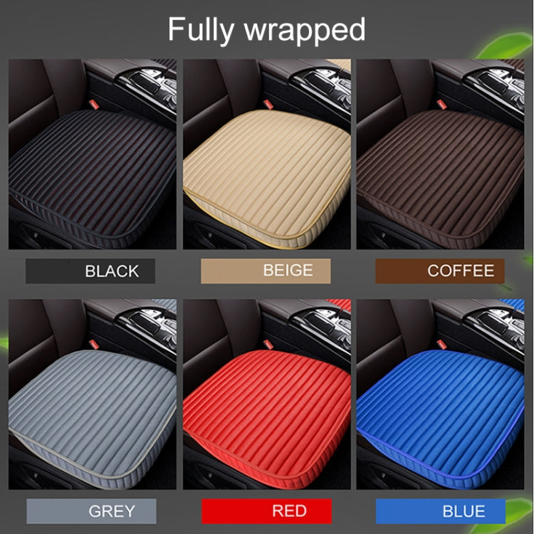 3 in 1 Car Seat Cushion Free Binding All Inclusive Seat Mat Set (Coffee)