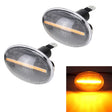 2 PCS DC12V / 3W Car LED Dynamic Blinker Side Lights Flowing Water Turn Signal Light for BMW Mini Cooper, Amber Light(Transparent) - Arrow Turn Lights by PMC TechLife | Online Shopping South Africa | PMC TechLife | Buy Now Pay Later Mobicred