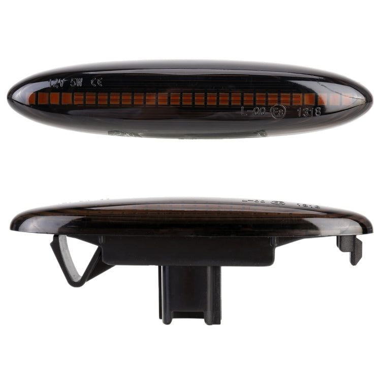 2 PCS DC12V / 5W Car LED Dynamic Blinker Side Lights Flowing Water Turn Signal Light for Lexus, Amber Light (Black)