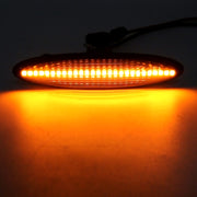 2 PCS DC12V / 5W Car LED Dynamic Blinker Side Lights Flowing Water Turn Signal Light for Lexus, Amber Light (Black)