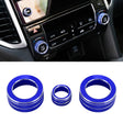 3 PCS Car Metal Air Conditioner Knob Case for Honda AVANCIER / URV (Blue) - free shipping - PMC TechLife - Order now!